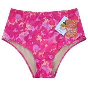 🌸 Kortni Jeane High-Waisted Mix & Match Swim Bottoms – XL – NWT 🌸